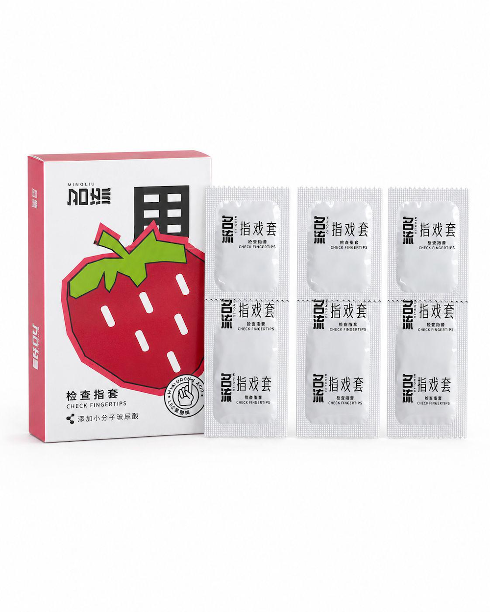 Intimate Strawberry Thimbles with Hyaluronic Acid